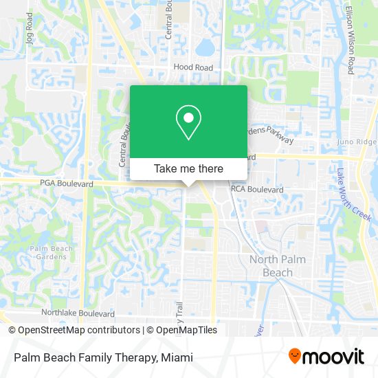 Palm Beach Family Therapy map