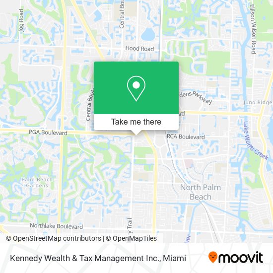 Mapa de Kennedy Wealth & Tax Management Inc.