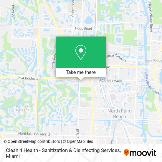 Mapa de Clean 4 Health - Sanitization & Disinfecting Services