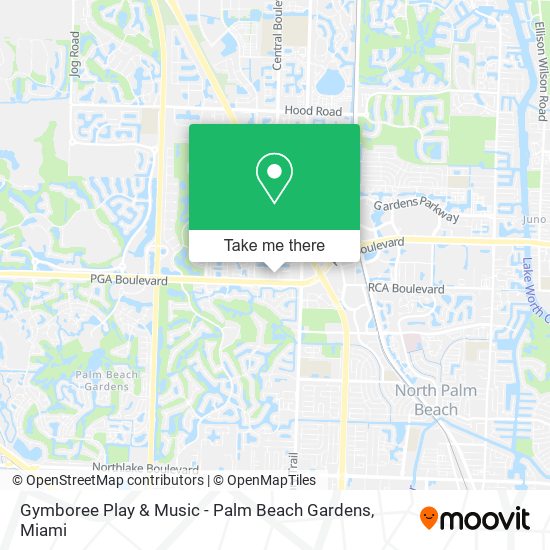 Mapa de Gymboree Play & Music - Palm Beach Gardens