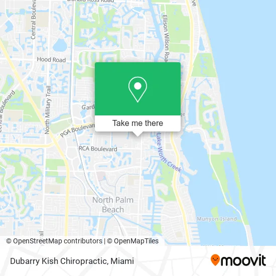 Dubarry Kish Chiropractic map