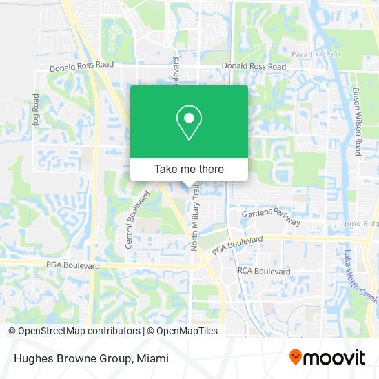 Hughes Browne Group map