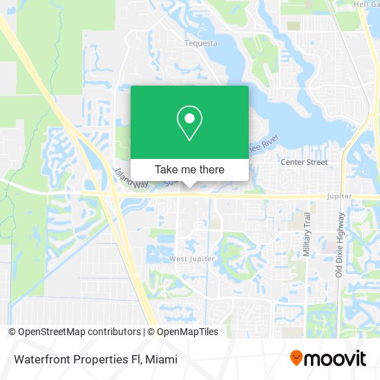 Waterfront Properties Fl map