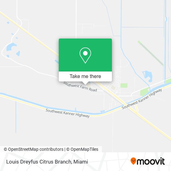 Louis Dreyfus Citrus Branch map