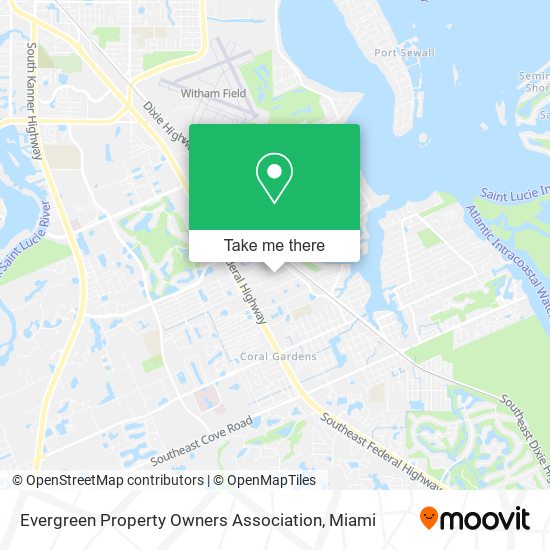Mapa de Evergreen Property Owners Association