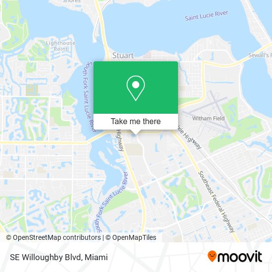 Mapa de SE Willoughby Blvd