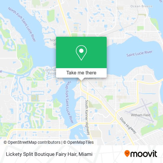 Mapa de Lickety Split Boutique Fairy Hair