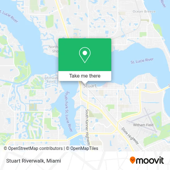 Stuart Riverwalk map