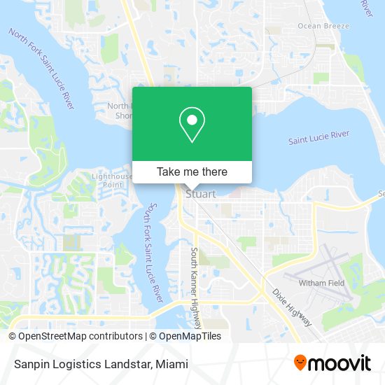 Sanpin Logistics Landstar map