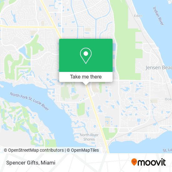 Mapa de Spencer Gifts