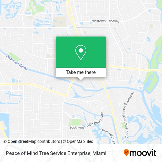 Peace of Mind Tree Service Enterprise map