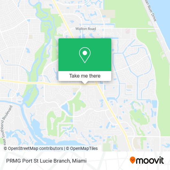 Mapa de PRMG Port St Lucie Branch