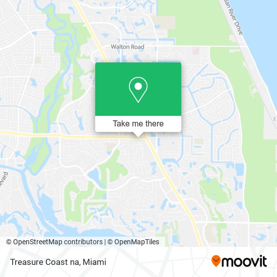 Mapa de Treasure Coast na