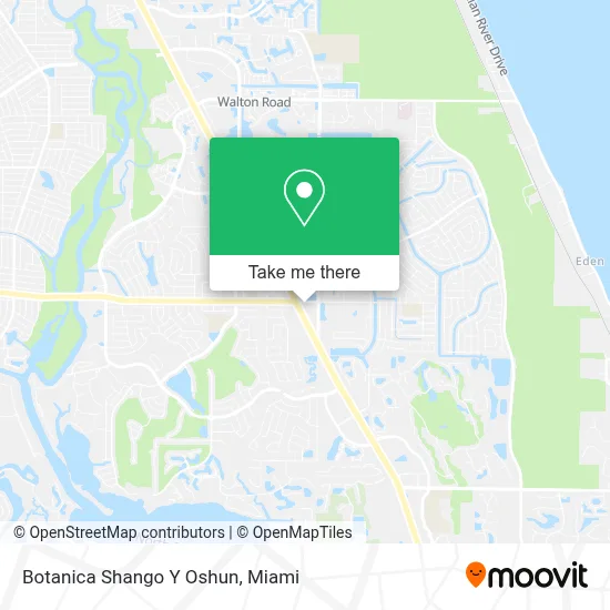 Botanica Shango Y Oshun map