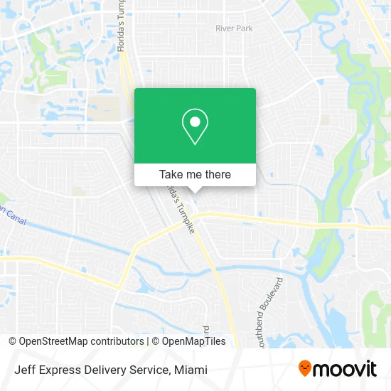 Jeff Express Delivery Service map