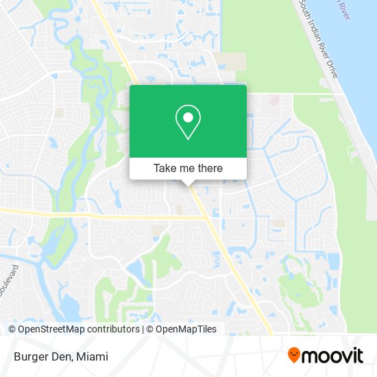 Burger Den map