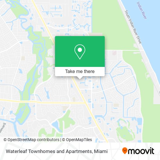Waterleaf Townhomes and Apartments map