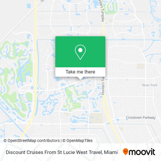 Discount Cruises From St Lucie West Travel map