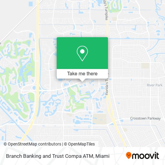 Branch Banking and Trust Compa ATM map