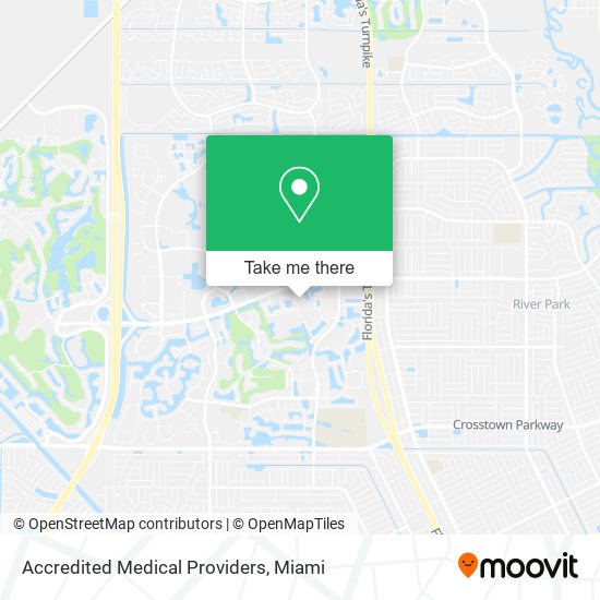 Accredited Medical Providers map