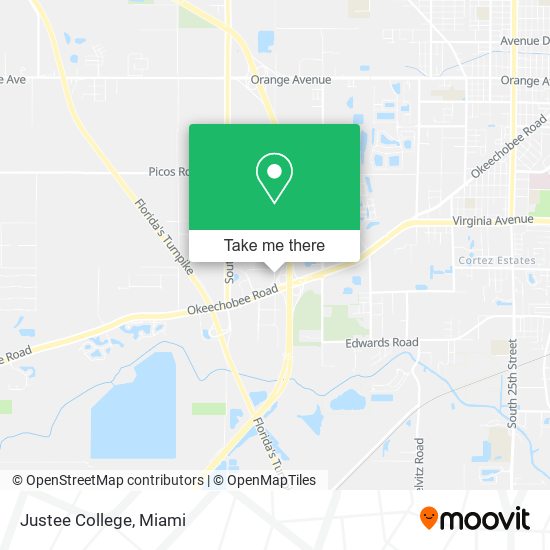 Mapa de Justee College
