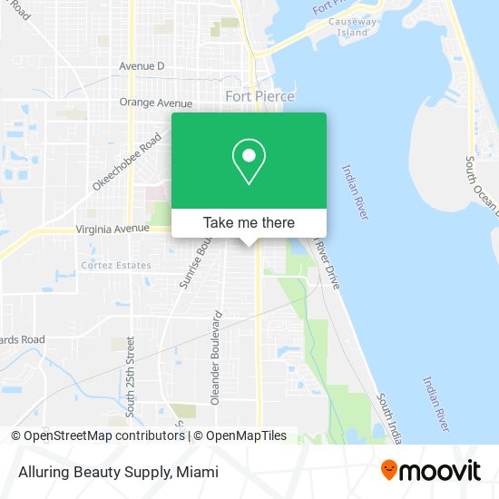 Alluring Beauty Supply map