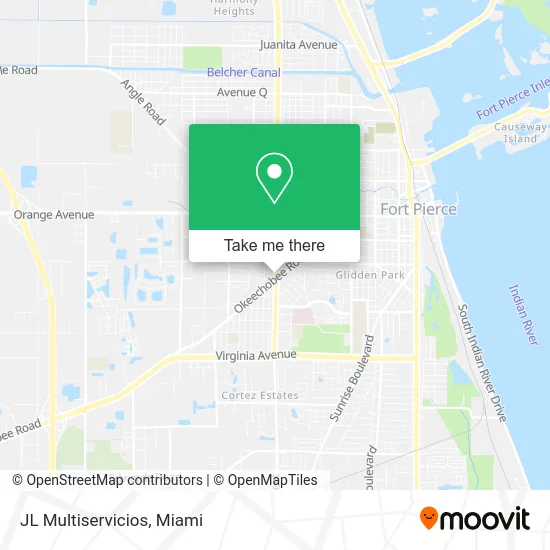 JL Multiservicios map