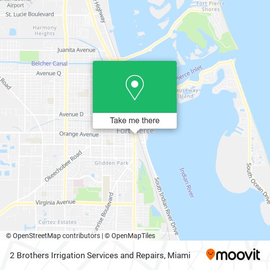 2 Brothers Irrigation Services and Repairs map