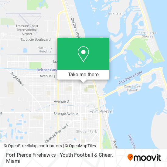 Mapa de Fort Pierce Firehawks - Youth Football & Cheer