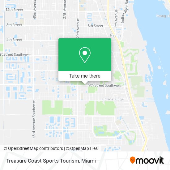 Treasure Coast Sports Tourism map