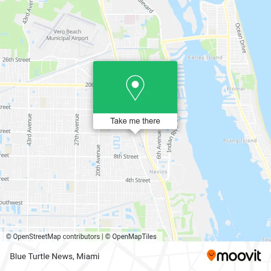 Blue Turtle News map