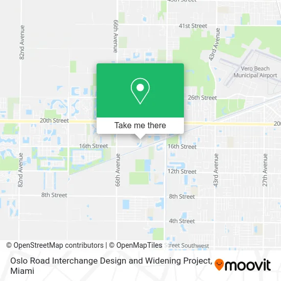 Oslo Road Interchange Design and Widening Project map