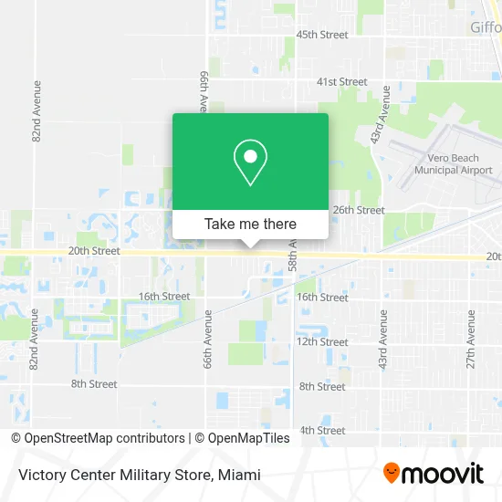 Victory Center Military Store map