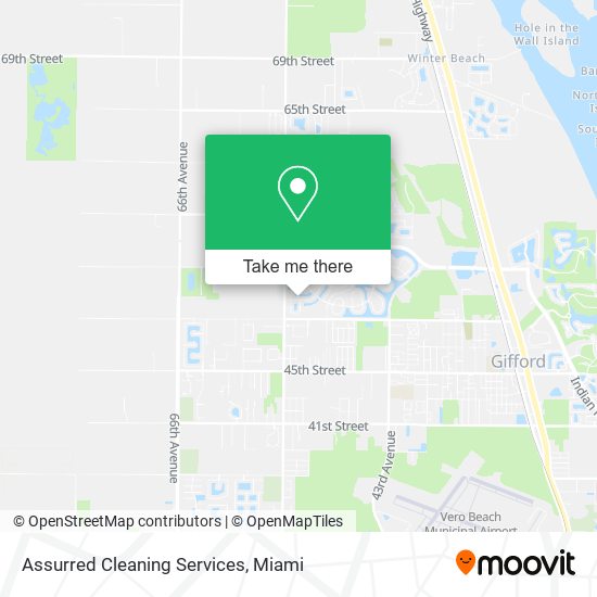 Mapa de Assurred Cleaning Services