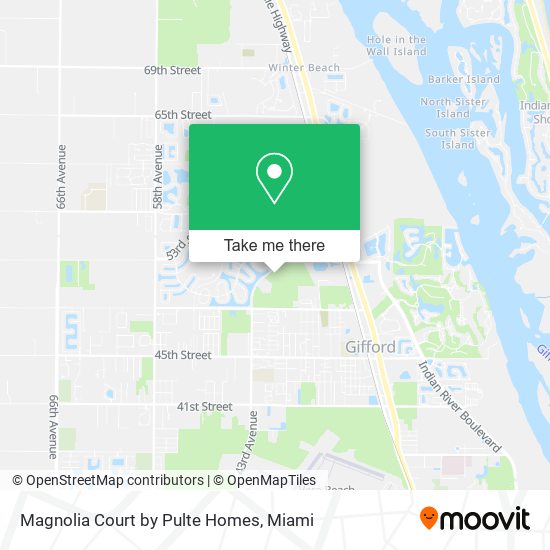 Mapa de Magnolia Court by Pulte Homes