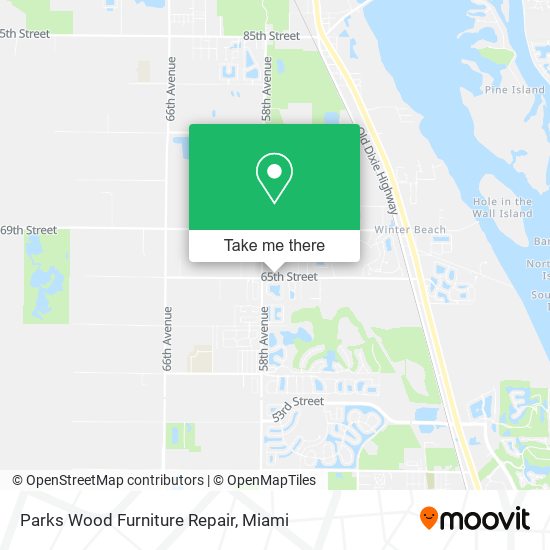 Mapa de Parks Wood Furniture Repair