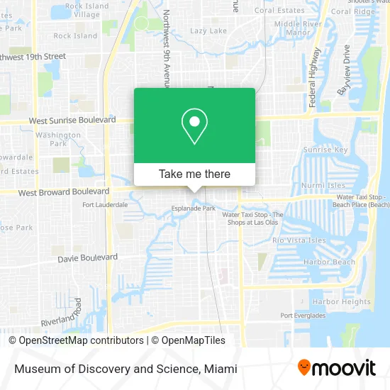 Museum of Discovery and Science map