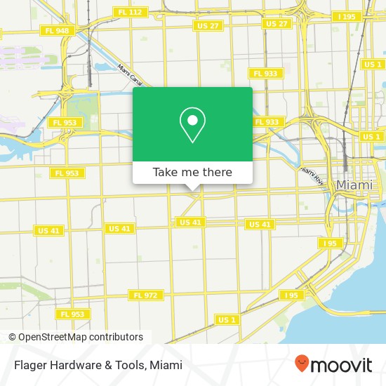 Mapa de Flager Hardware & Tools