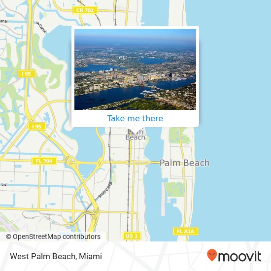 Mapa de West Palm Beach