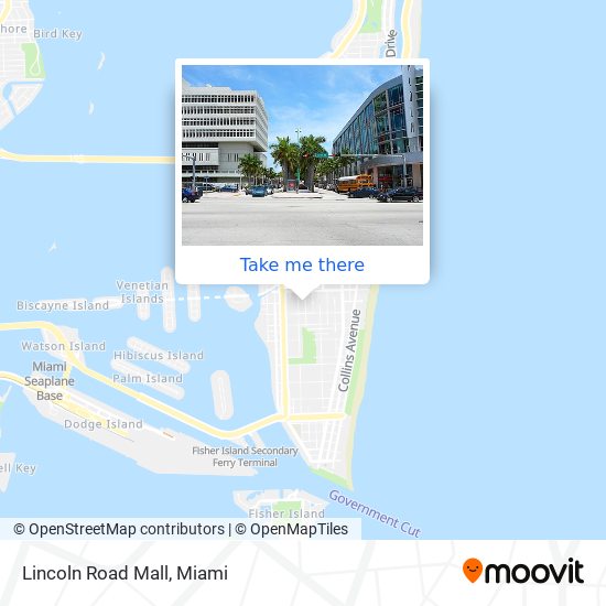 Lincoln Road Mall map