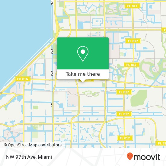 NW 97th Ave map