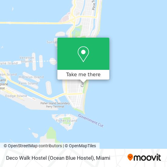 Deco Walk Hostel (Ocean Blue Hostel) map