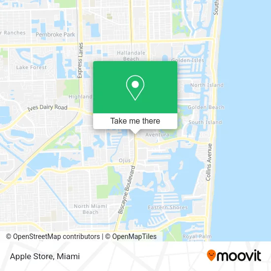 Apple Store map