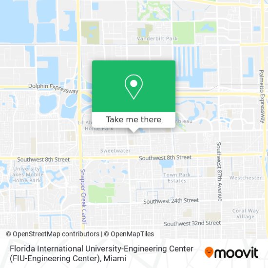 Mapa de Florida International University-Engineering Center (FIU-Engineering Center)