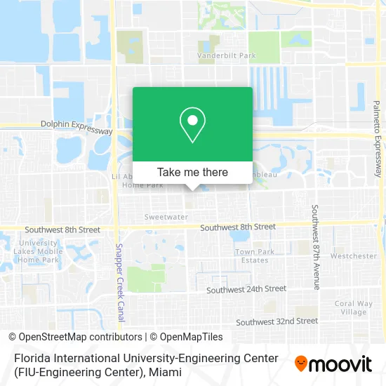 Florida International University-Engineering Center (FIU-Engineering Center) map