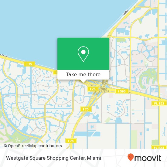 Westgate Square Shopping Center map