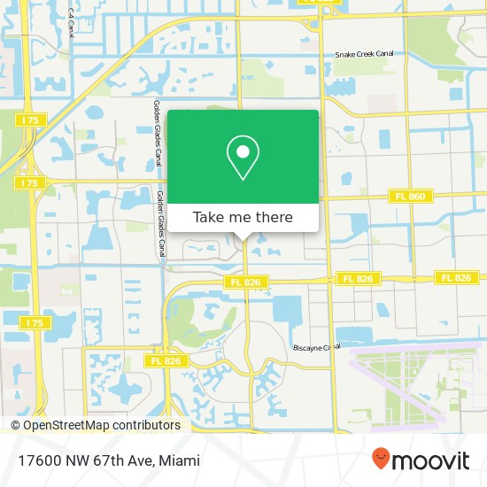 17600 NW 67th Ave map