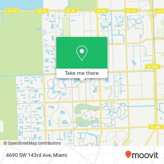 Mapa de 4690 SW 143rd Ave