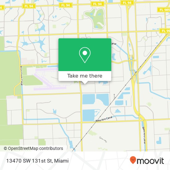 13470 SW 131st St map