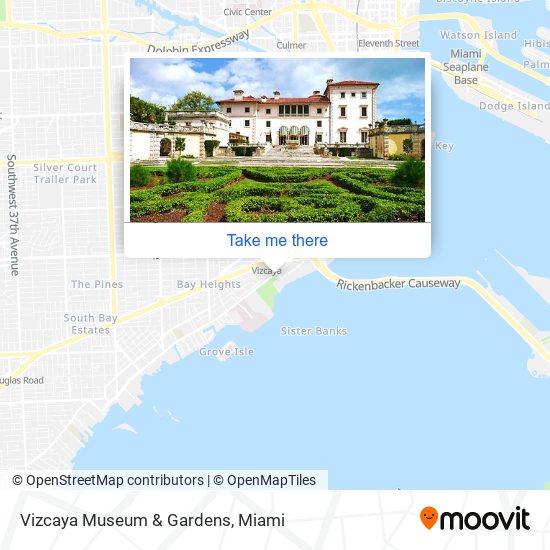 Mapa de Vizcaya Museum & Gardens